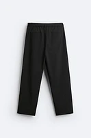 PLEATED WIDE FIT PANTS