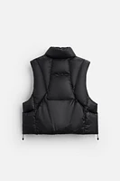 CROPPED FIT PUFFER VEST