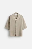 100% LINEN OVERSIZED FIT SHIRT