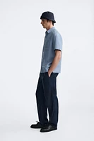 100% LINEN JOGGER WAIST PANTS