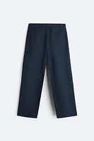 100% LINEN JOGGER WAIST PANTS