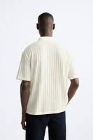 TEXTURED STRIPED POLO