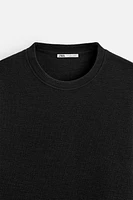 RAISED JACQUARD SWEATSHIRT