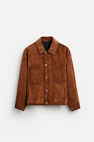 POCKET LEATHER JACKET