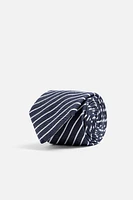 STRIPED JACQUARD TIE