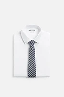 STRIPED JACQUARD TIE