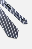 STRIPED JACQUARD TIE