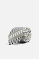 STRIPED SILK - VISCOSE TIE