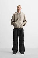 BAGGY FIT DENIM CARGO PANTS