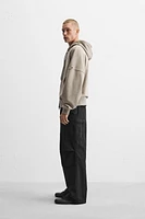 BAGGY FIT DENIM CARGO PANTS