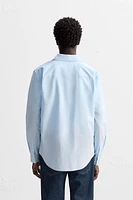 COTTON POPLIN SHIRT