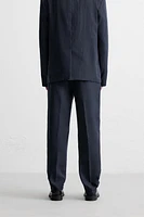 HERRINGBONE SUIT PANTS