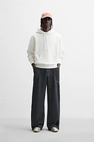 CONTRAST TOPSTITCHING JOGGER PANTS