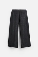 CONTRAST TOPSTITCHING JOGGER PANTS