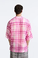 PLAID PRINT SHIRT LIMITED EDITION