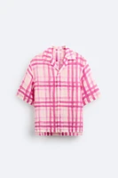 PLAID PRINT SHIRT LIMITED EDITION