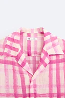 PLAID PRINT SHIRT LIMITED EDITION