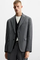 HOUNDSTOOTH SUIT JACKET