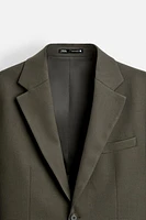 TEXTURED SUIT JACKET