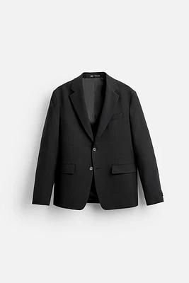 WOOL BLEND SUIT JACKET