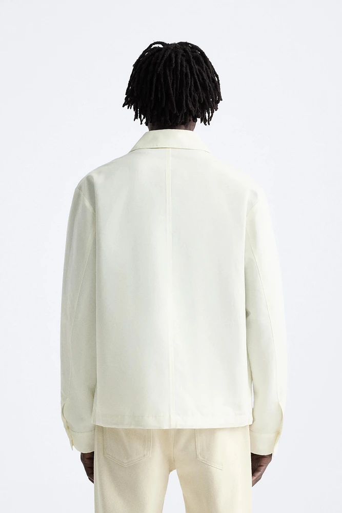 COTTON - LINEN OVERSHIRT