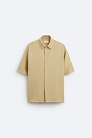 STRUCTURED VISCOSE BLEND SHIRT