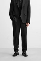 WOOL BLEND SUIT PANTS