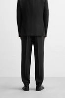 WOOL BLEND SUIT PANTS