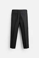 WOOL BLEND SUIT PANTS