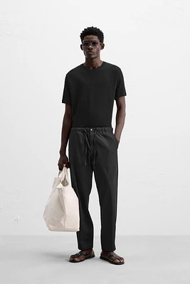 COTTON - LINEN PANTS