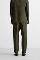 COTTON - LINEN SUIT PANTS