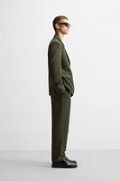 COTTON - LINEN SUIT PANTS