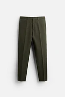 COTTON - LINEN SUIT PANTS