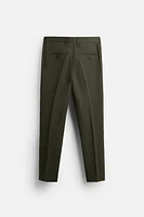 COTTON - LINEN SUIT PANTS