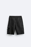 WASHED CARGO SHORTS