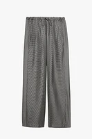 CHECKERED SILK PANTS X STEFANO PILATI