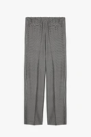 CHECKERED SILK PANTS X STEFANO PILATI