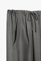 CHECKERED SILK PANTS X STEFANO PILATI