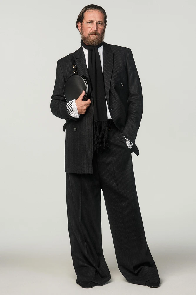 PINSTRIPE SUIT JACKET X STEFANO PILATI