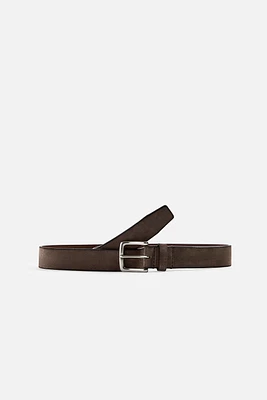 SPLIT LEATHER BELT