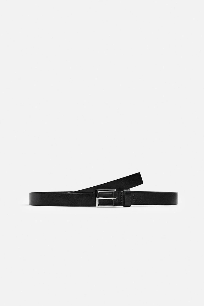 NARROW LEATHER BELT