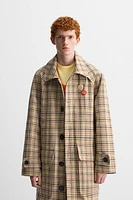 PLAID TRENCH X HARRY LAMBERT