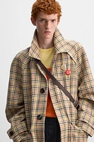 PLAID TRENCH X HARRY LAMBERT