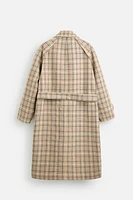 PLAID TRENCH X HARRY LAMBERT