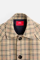 PLAID TRENCH X HARRY LAMBERT