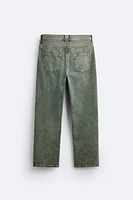 RELAXED FIT SEAM JEANS