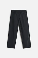 WASHED POPLIN PANTS