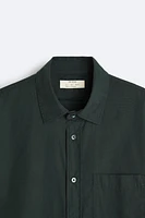 WASHED POPLIN SHIRT