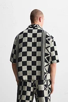 GEOMETRIC JACQUARD SHIRT