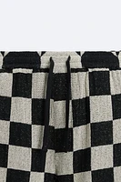 GEOMETRIC JACQUARD SHORTS